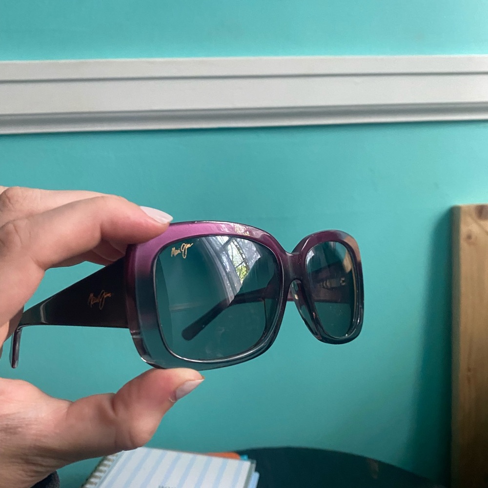 Maui Jim Polarized Lani Sunglasses Purple Ombré